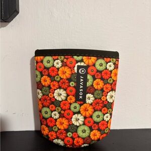Javasok Venti or Medium Drink Sock - Sok-it Pumpkin Fall Design 22-28oz